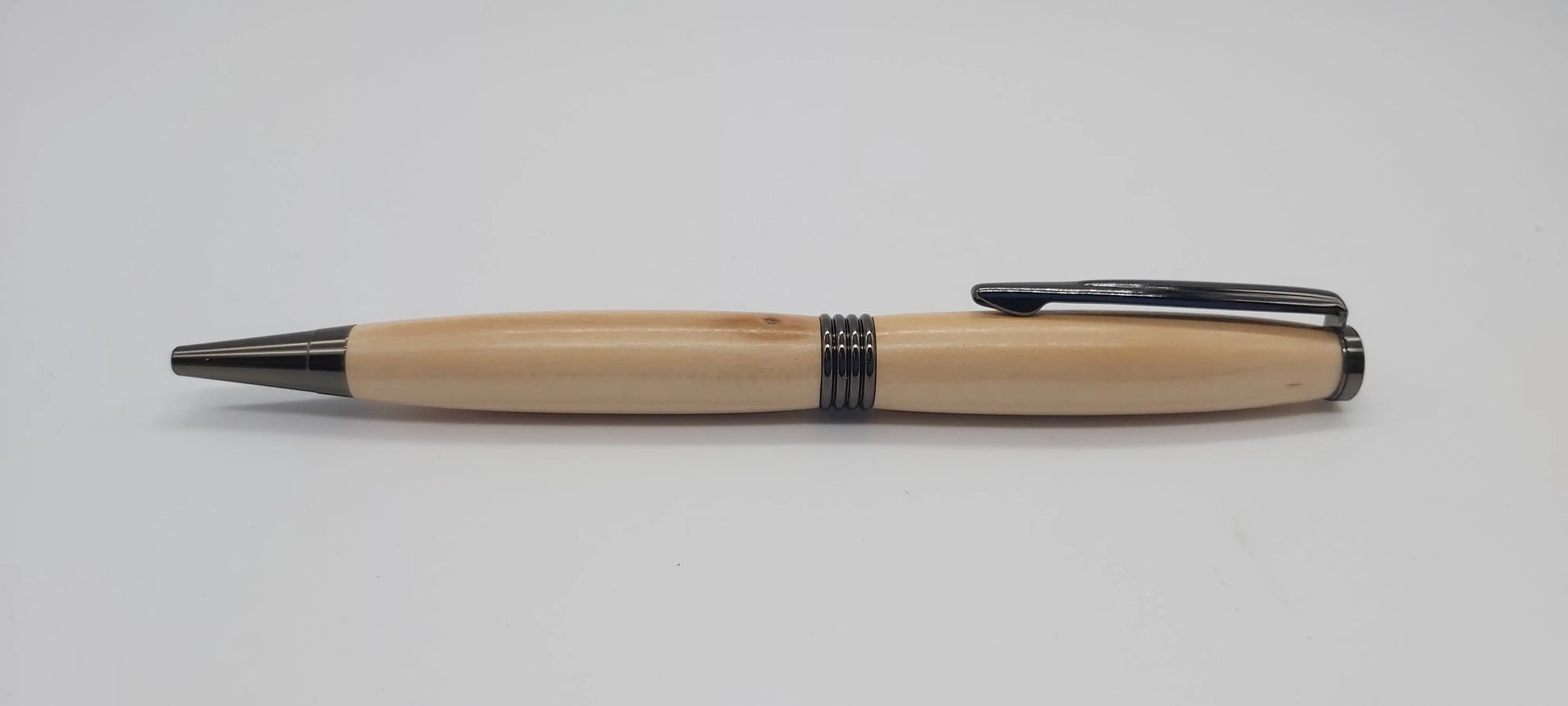 Ballpoint pen in Apple wood from Saltram House Plymouth DevonPens