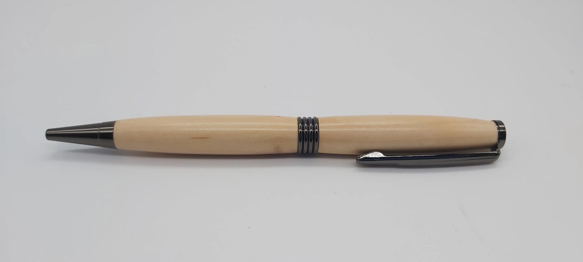 Ballpoint pen in Apple wood from Saltram House Plymouth DevonPens