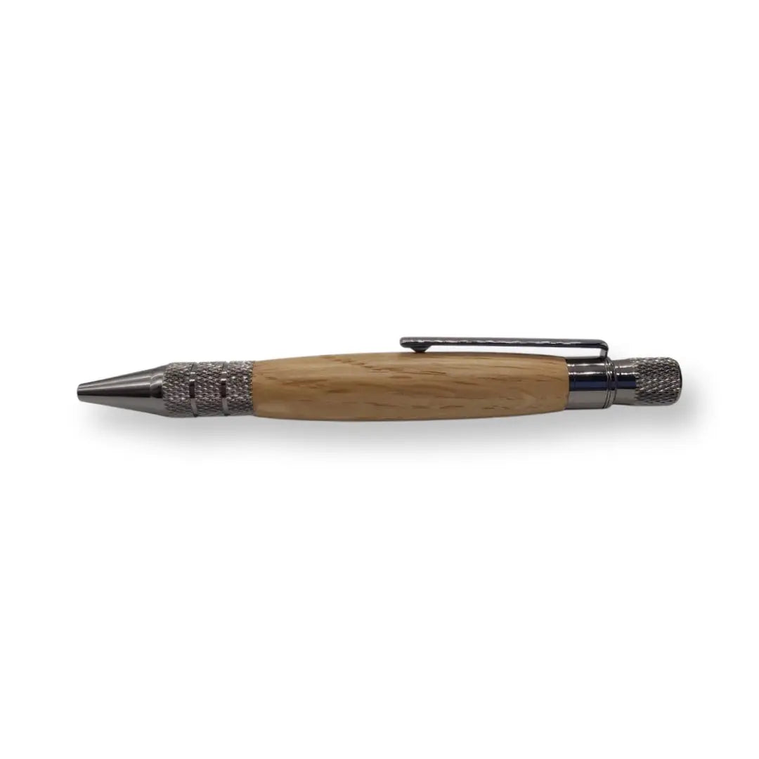 Ballpoint pen in Oak from Lanhydrock House, Cornwall DevonPens