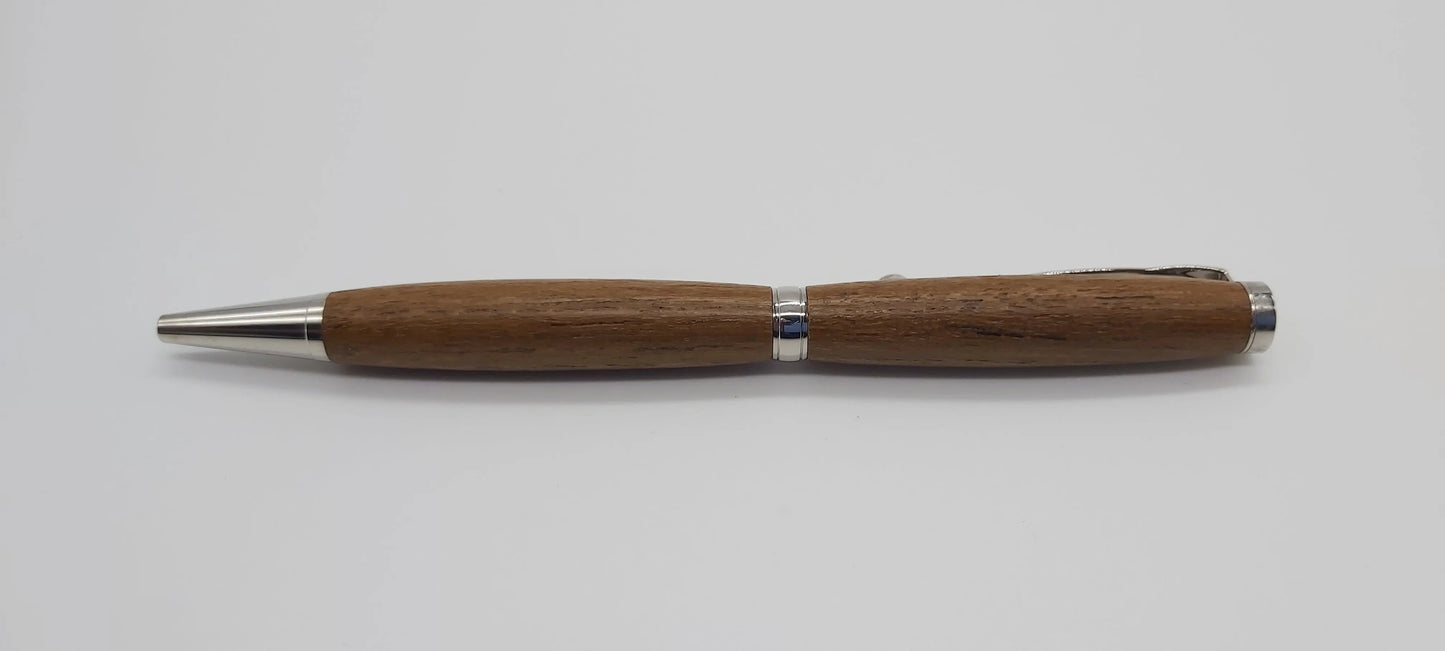 Ballpoint twist pen in Teak from HMS Britannia, Dartmouth (1869-1905) DevonPens