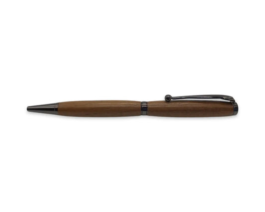 Ballpoint twist pen in Teak from HMS Britannia, Dartmouth (1869-1905) DevonPens