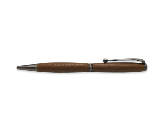 Ballpoint twist pen in Teak from HMS Britannia, Dartmouth (1869-1905) DevonPens