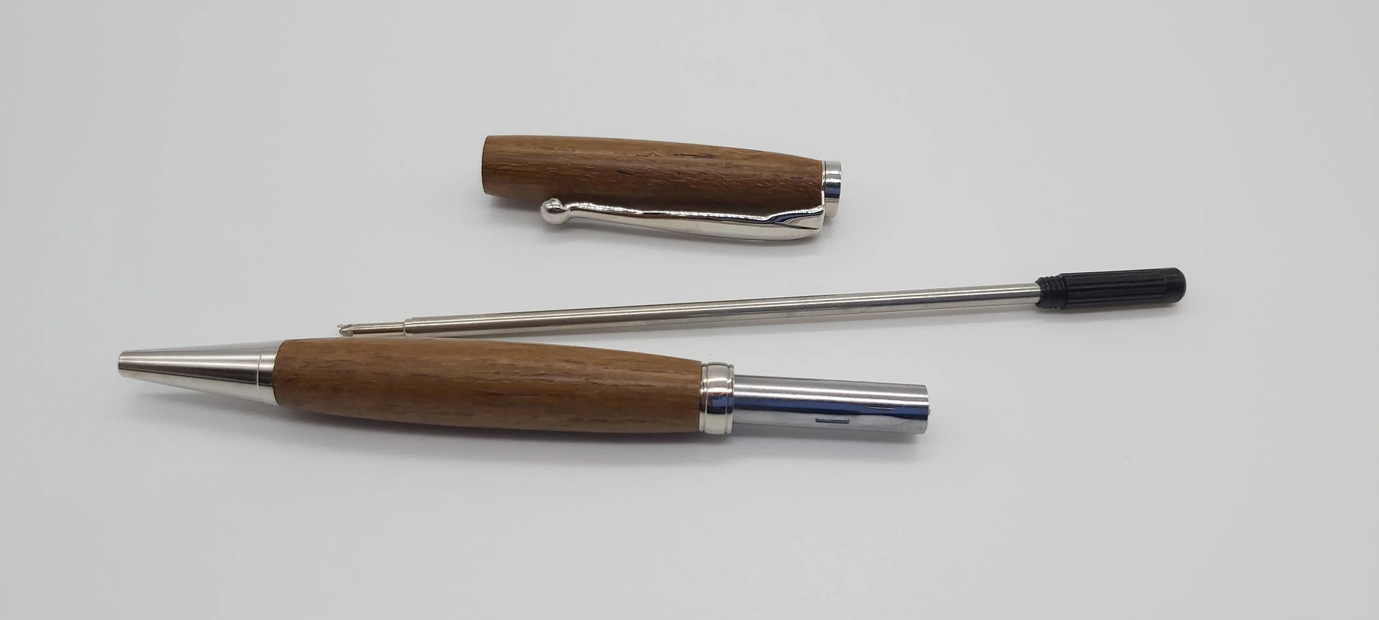 Ballpoint twist pen in Teak from HMS Britannia, Dartmouth (1869-1905) DevonPens