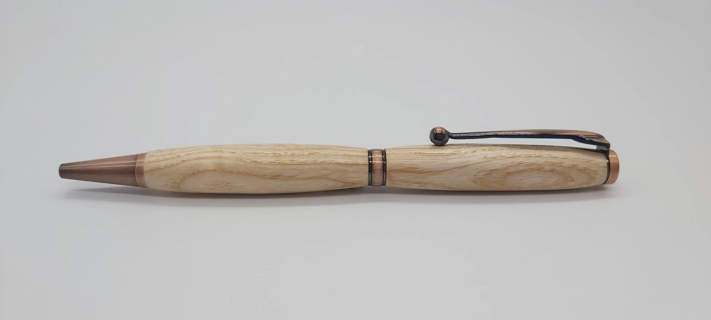 Cotehele Ash ballpoint pen - Antique Copper DevonPens