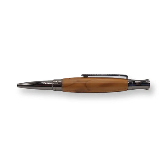 Dartmoor Elm ballpoint pen - Gunmetal coloured fittings DevonPens