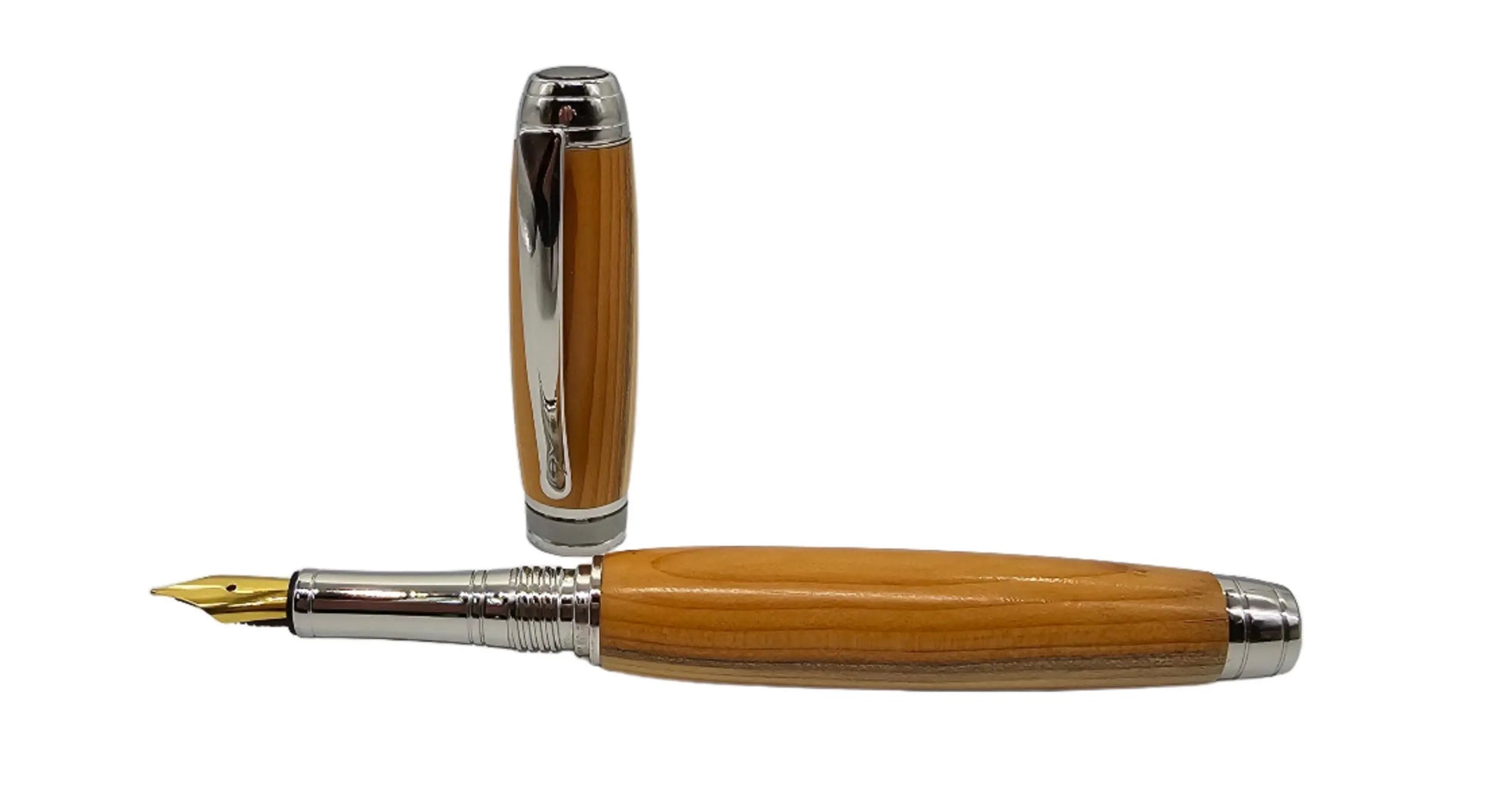 Exeter University Yew fountain pen presentation set 