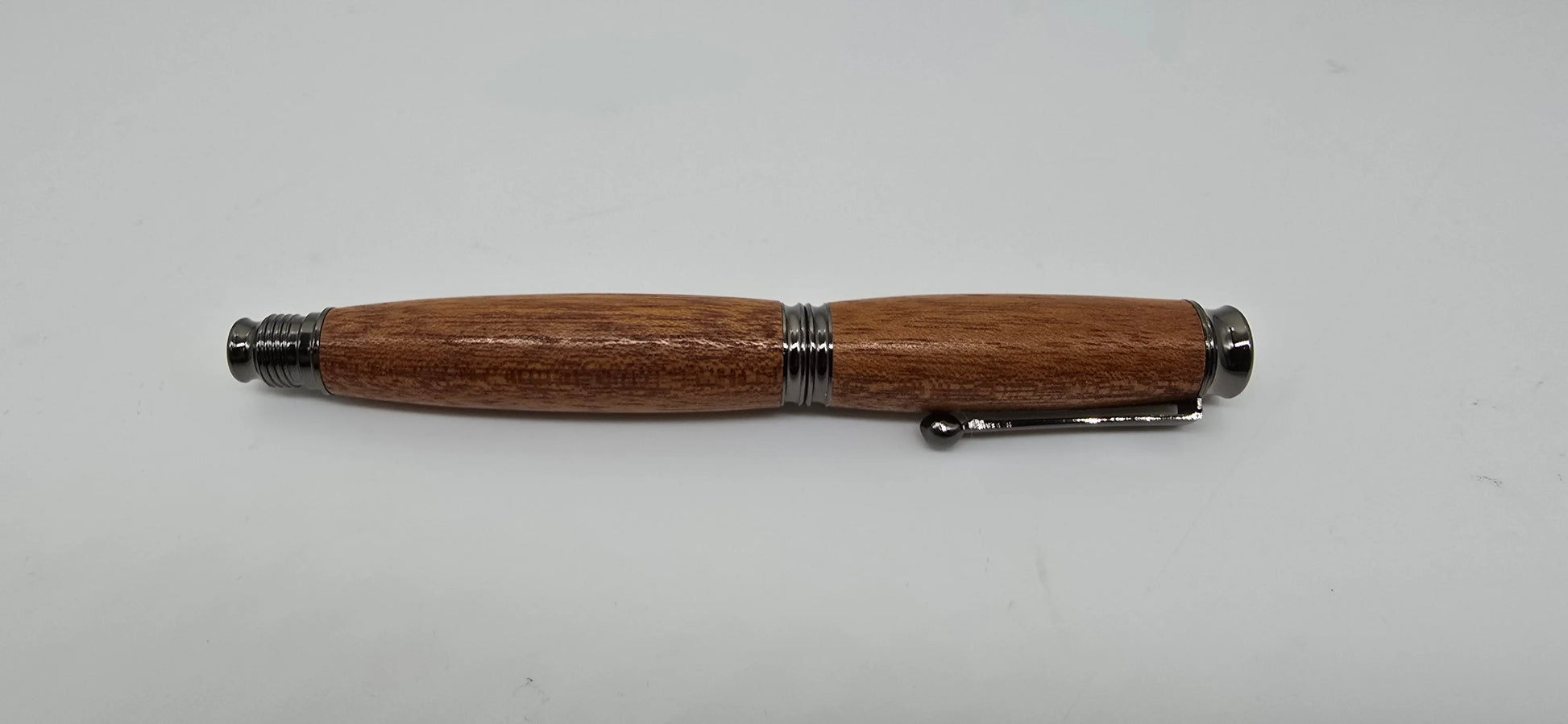 Fountain pen in African Mahogany from W2180 1950's Railway carriage 