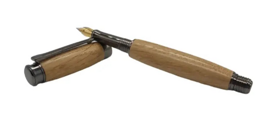 Fountain pen in Oak taken from GWR 169 rail carriage 