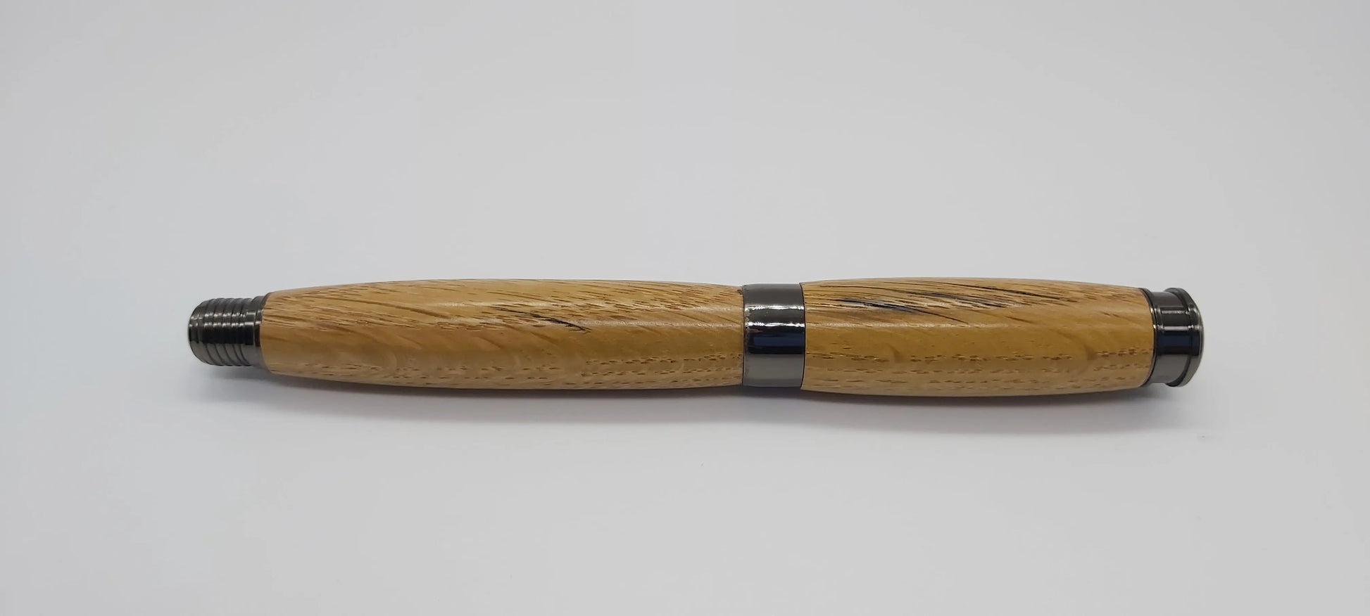 Fountain pen in Oak taken from GWR 169 rail carriage DevonPens