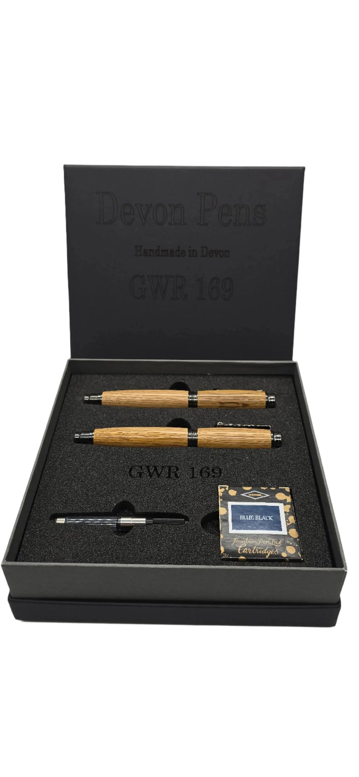 GWR 169 Railway carriage Fountain pen & Rollerball boxed set 