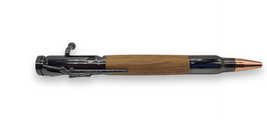 HMS Britannia Teak - lock 'n' load ballpoint pen DevonPens