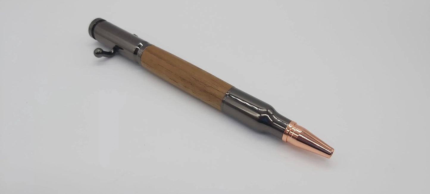 HMS Britannia Teak - lock 'n' load ballpoint pen DevonPens