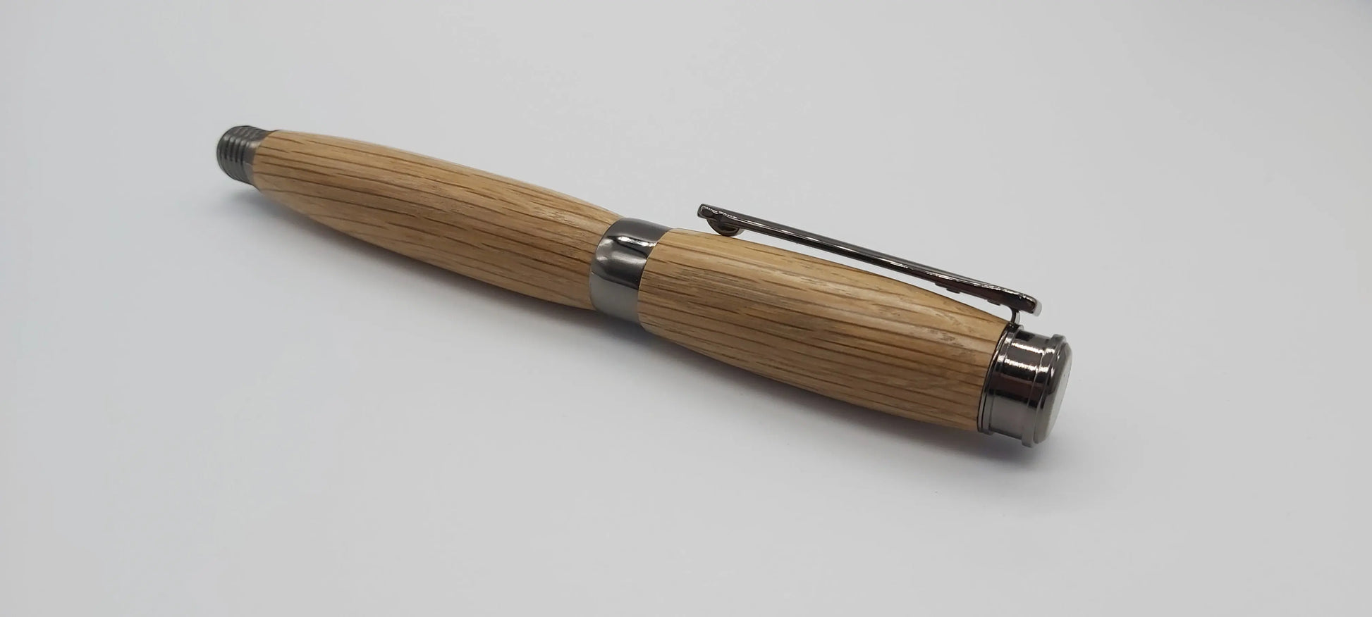 Jack Daniel's whisky cask oak - Fountain pen - gun metal DevonPens