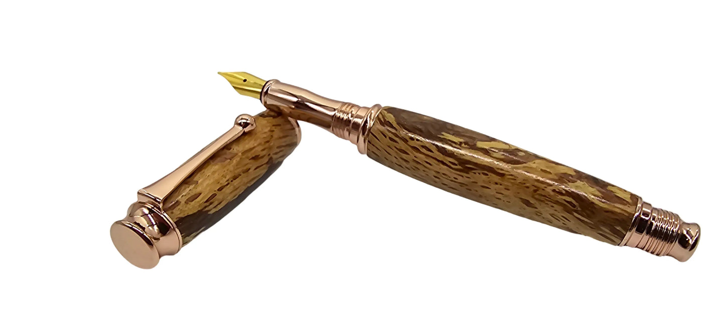 Killerton House - Cork Oak Fountain pen - Rose gold 