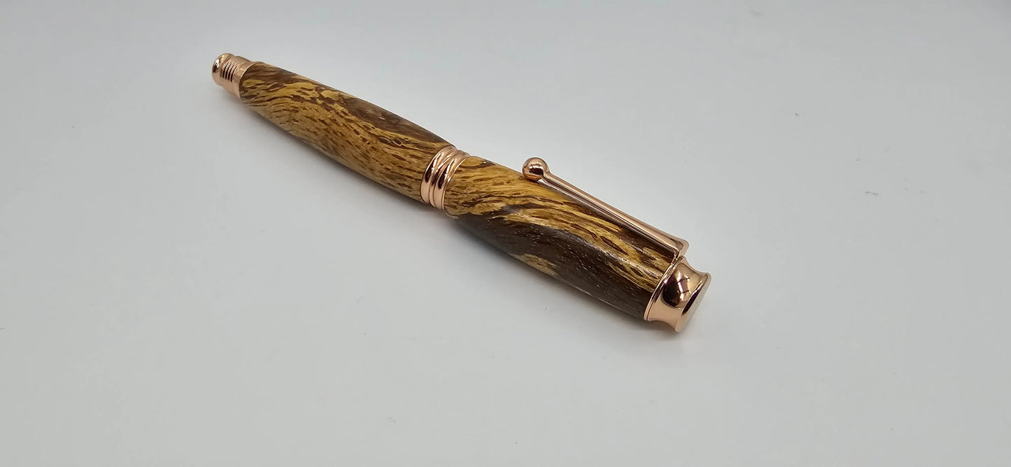 Killerton House - Cork Oak Fountain pen - Rose gold 