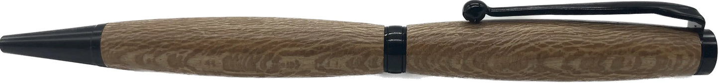 Powderham Castle - lacewood handmade ballpoint pen DevonPens