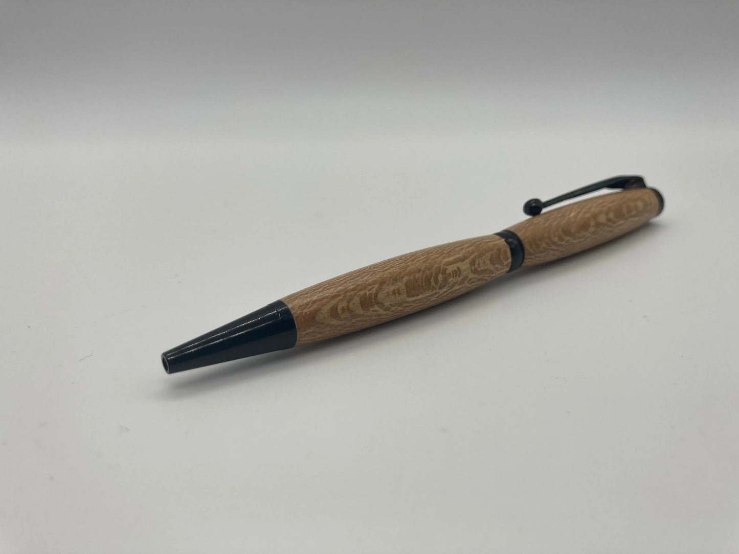 Powderham Castle - lacewood handmade ballpoint pen DevonPens