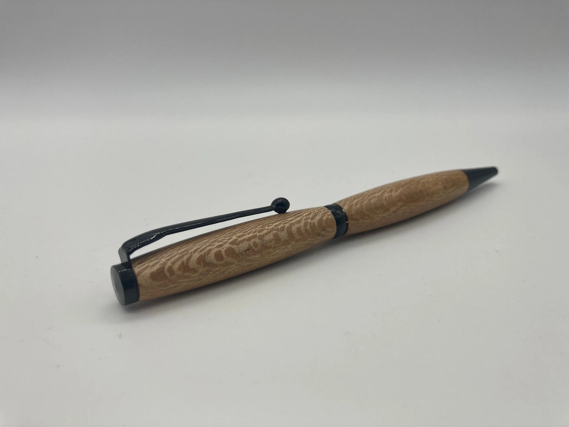 Powderham Castle - lacewood handmade ballpoint pen DevonPens