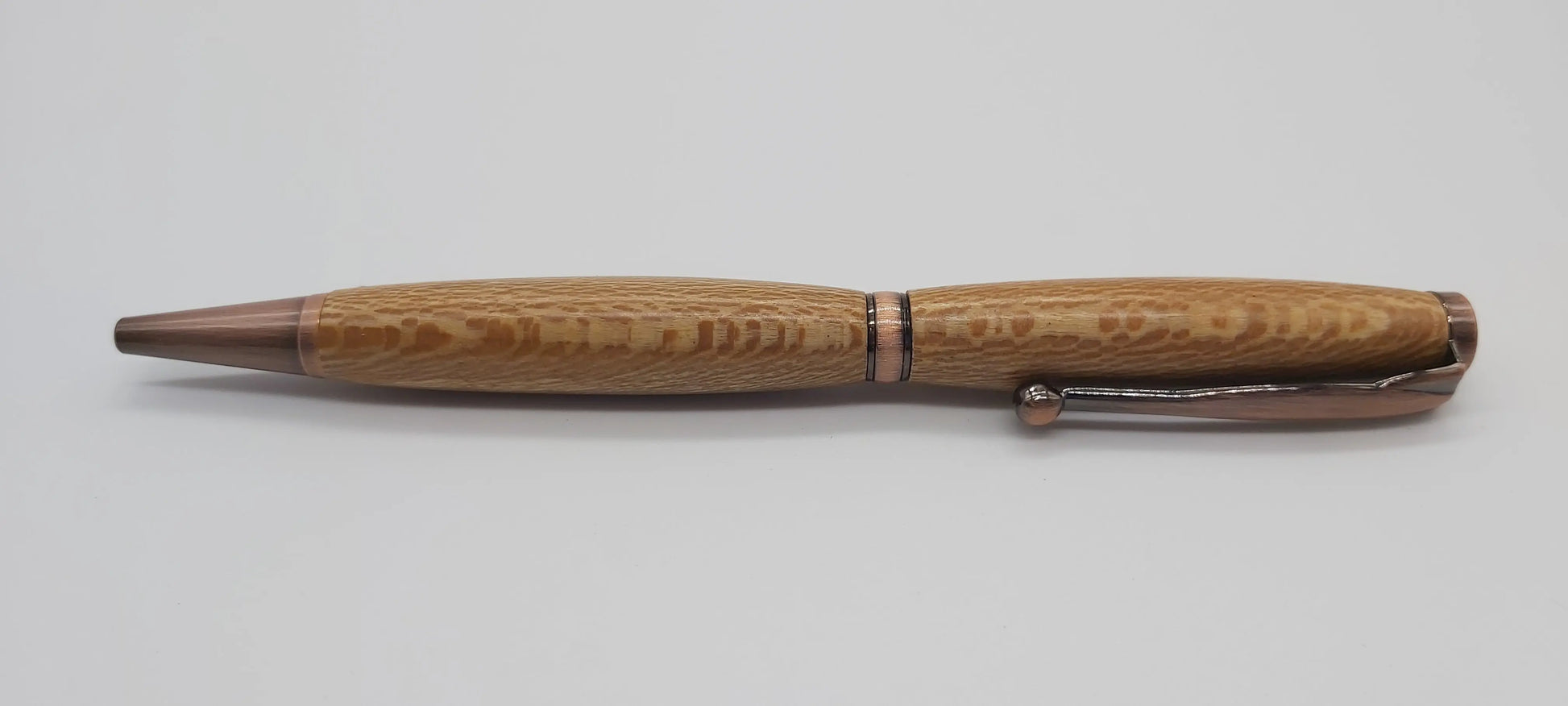 Powderham Castle - lacewood handmade ballpoint pen DevonPens