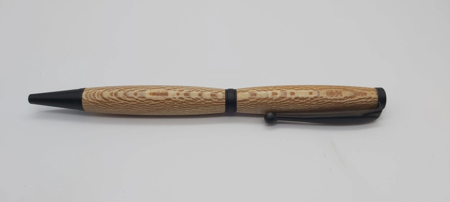 Powderham Castle - lacewood handmade ballpoint pen DevonPens