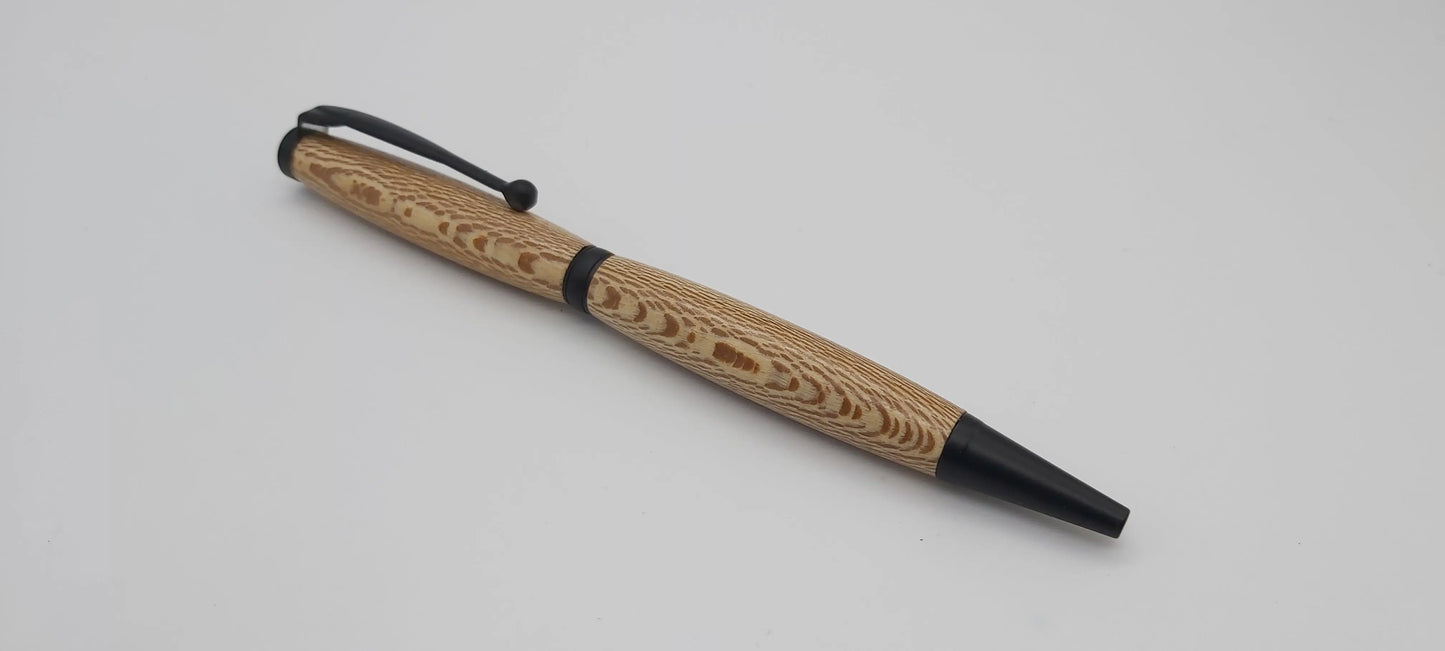 Powderham Castle - lacewood handmade ballpoint pen DevonPens