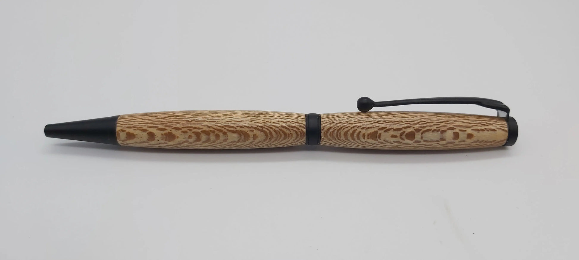 Powderham Castle - lacewood handmade ballpoint pen DevonPens