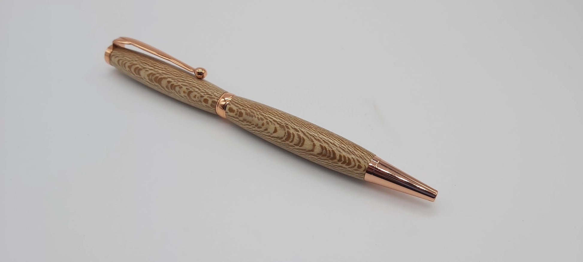 Powderham Castle - lacewood handmade ballpoint pen DevonPens