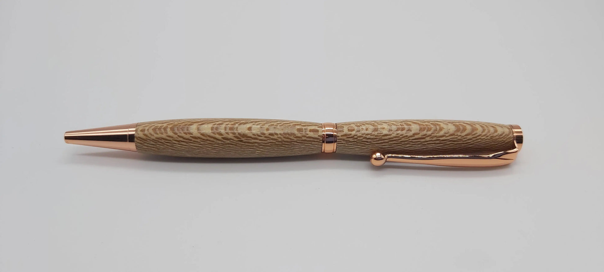 Powderham Castle - lacewood handmade ballpoint pen DevonPens