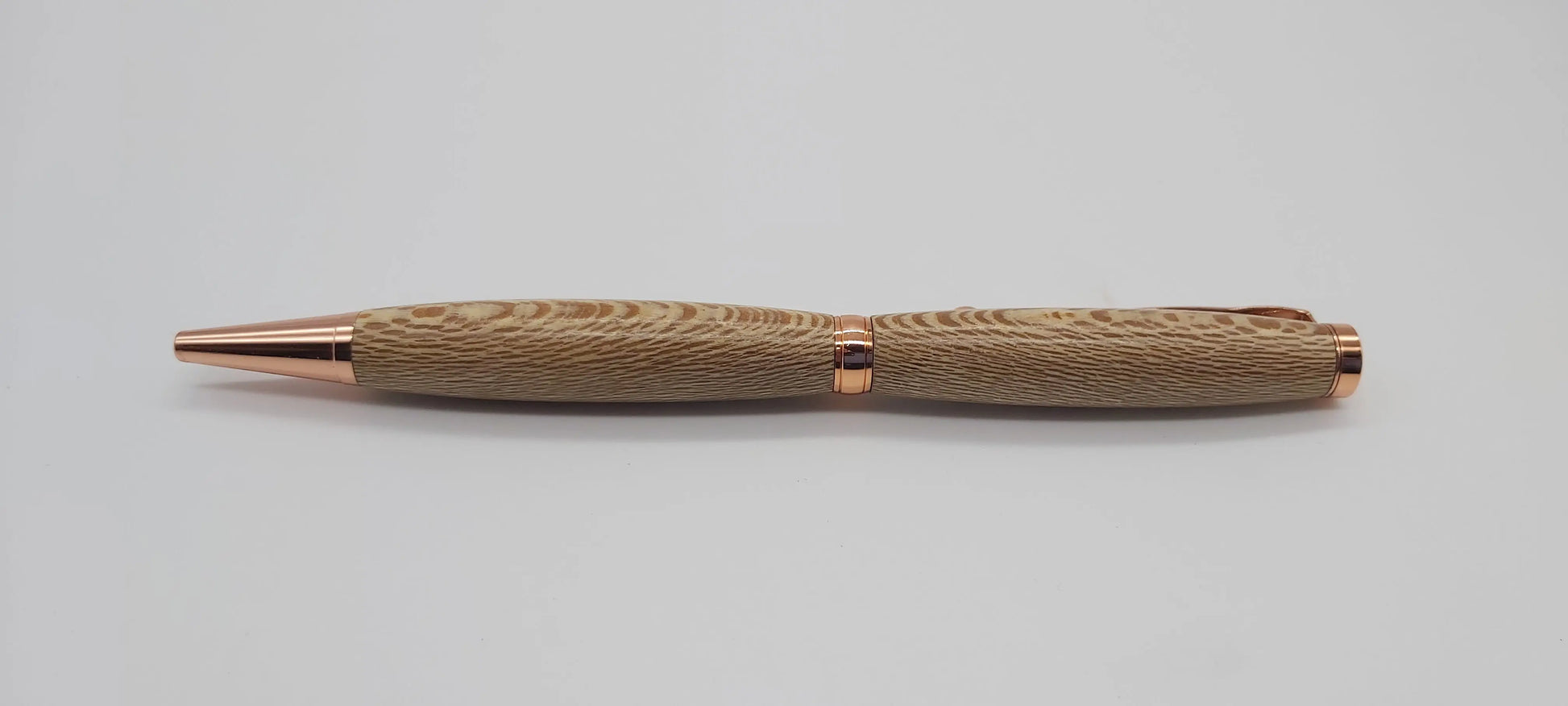 Powderham Castle - lacewood handmade ballpoint pen DevonPens