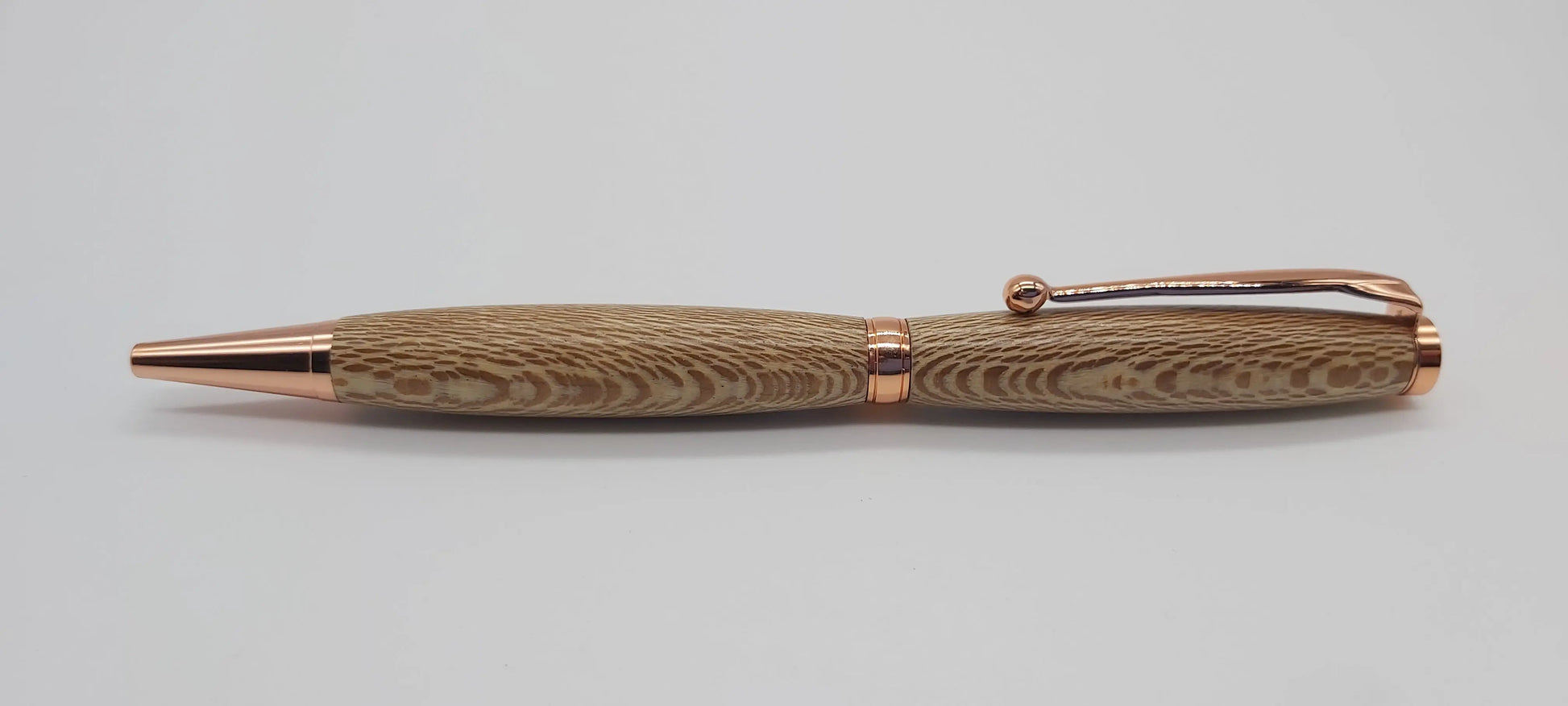 Powderham Castle - lacewood handmade ballpoint pen DevonPens