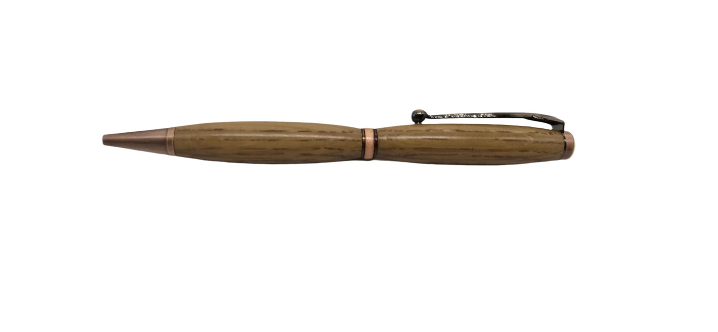 Red wine cask  oak ballpoint pen 