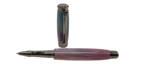 Rollerball pen in dyed Sycamore from Saltram House Plymouth 