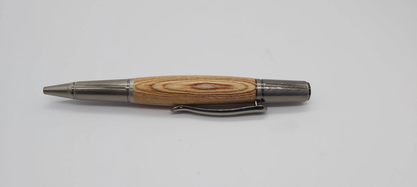 Spitfire propeller - ballpoint pen - Brushed Pewter DevonPens