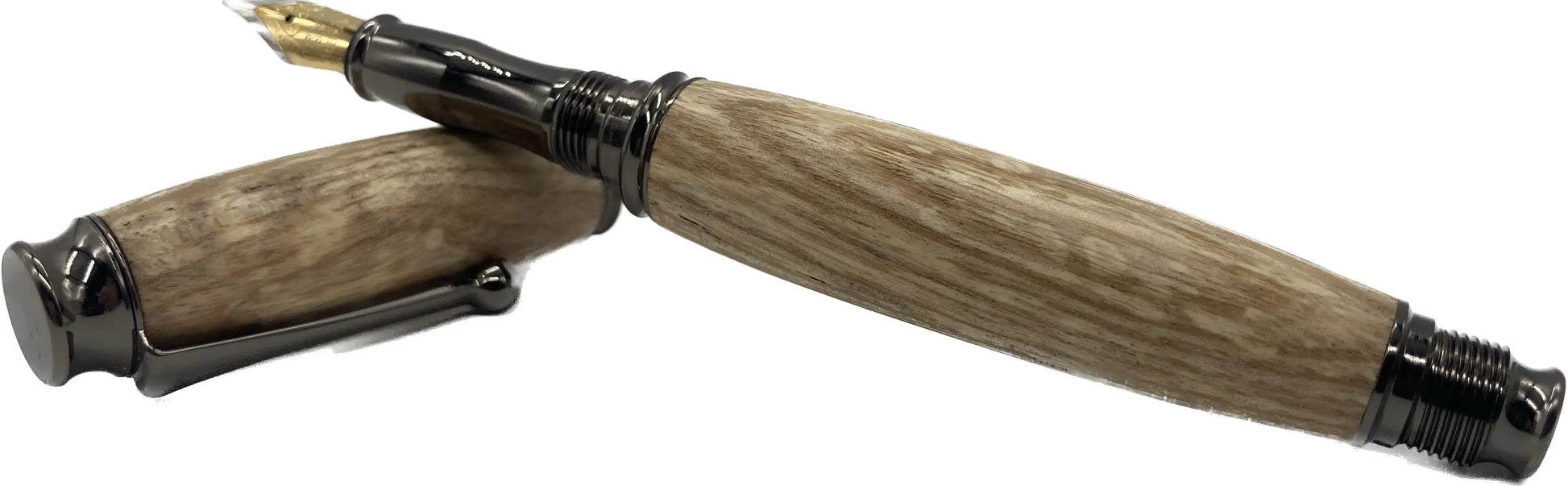 Thomas Hardy's cottage spalted Ash fountain pen DevonPens