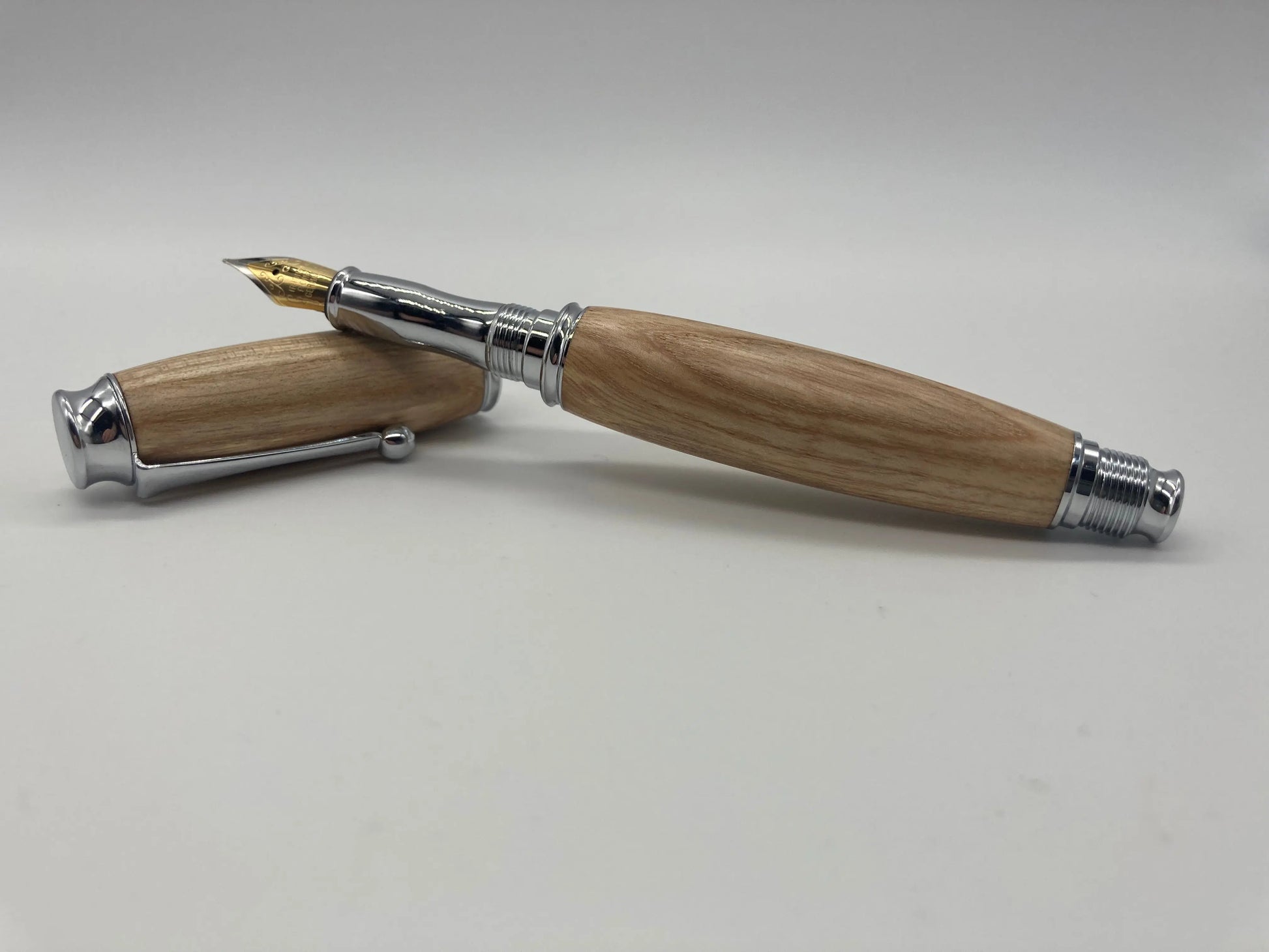 Thomas Hardy's cottage spalted Ash fountain pen DevonPens