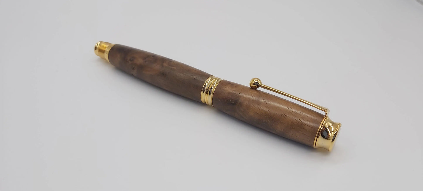 Turkish Walnut Rollerball pen DevonPens