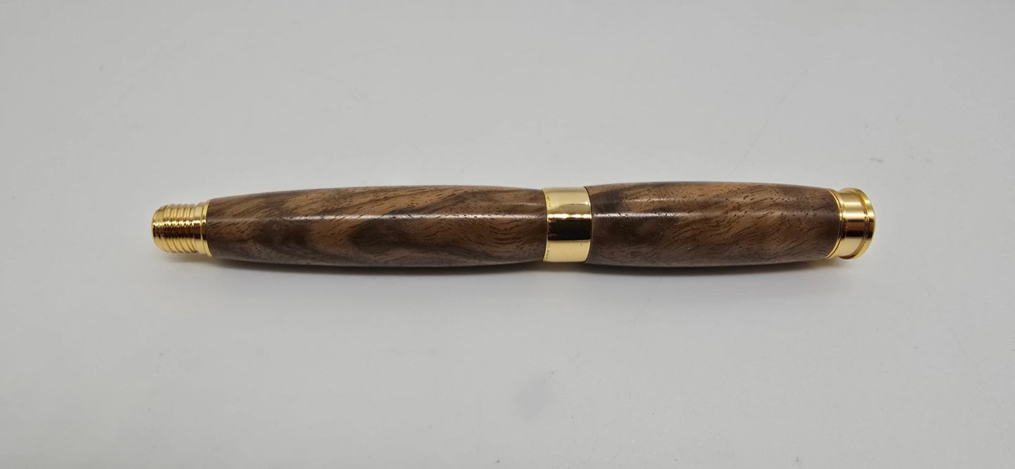 Walnut shotgun stock Fountain pen - DevonPens