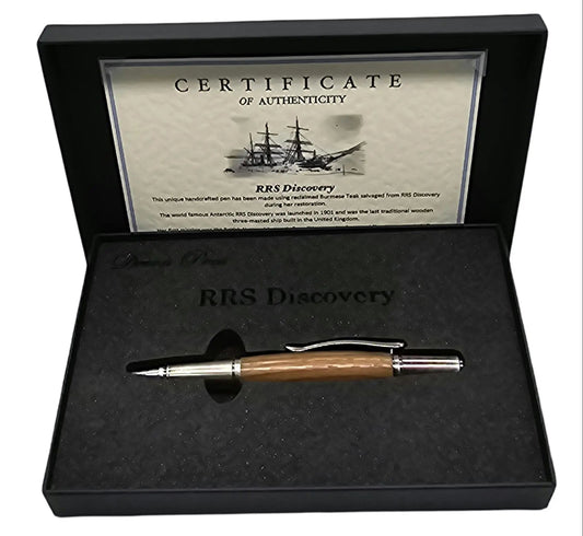 RRS Discovery - Teak ballpoint pen 