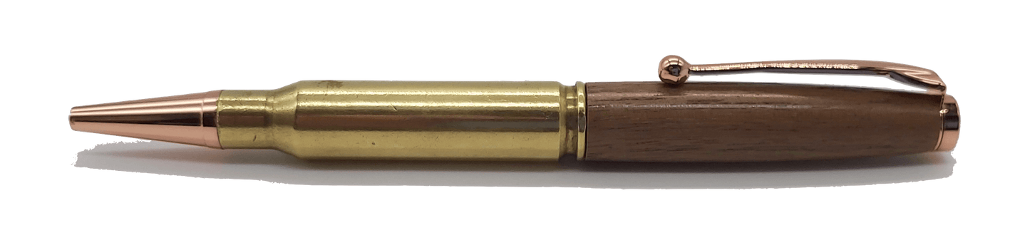 DevonPens - .308 cartridge pen with Black Walnut.