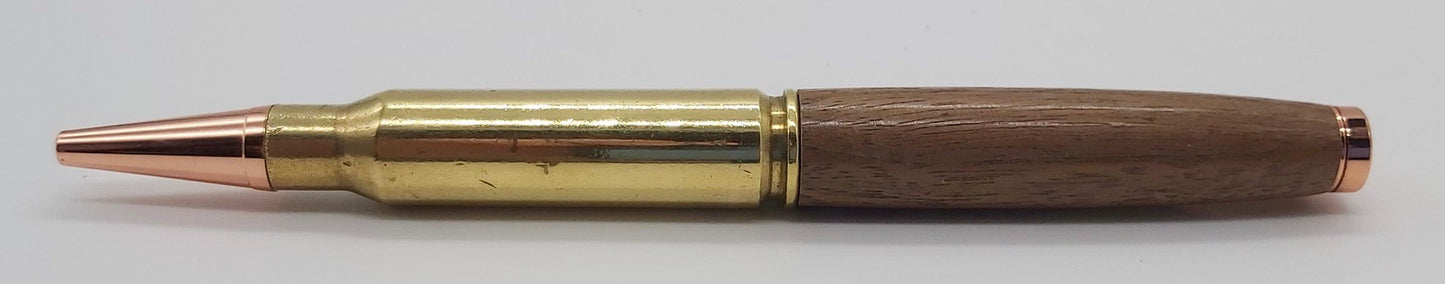 DevonPens - .308 cartridge pen with Black Walnut.