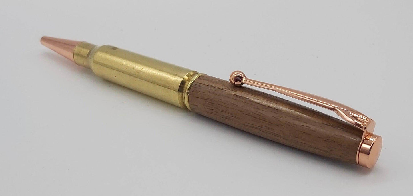 DevonPens - .308 cartridge pen with Black Walnut.