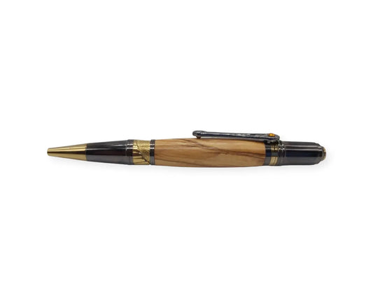 Art Deco pen with Bethlehem Olive wood DevonPens