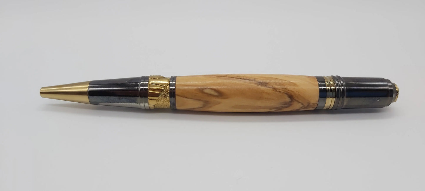 Art Deco pen with Bethlehem Olive wood DevonPens