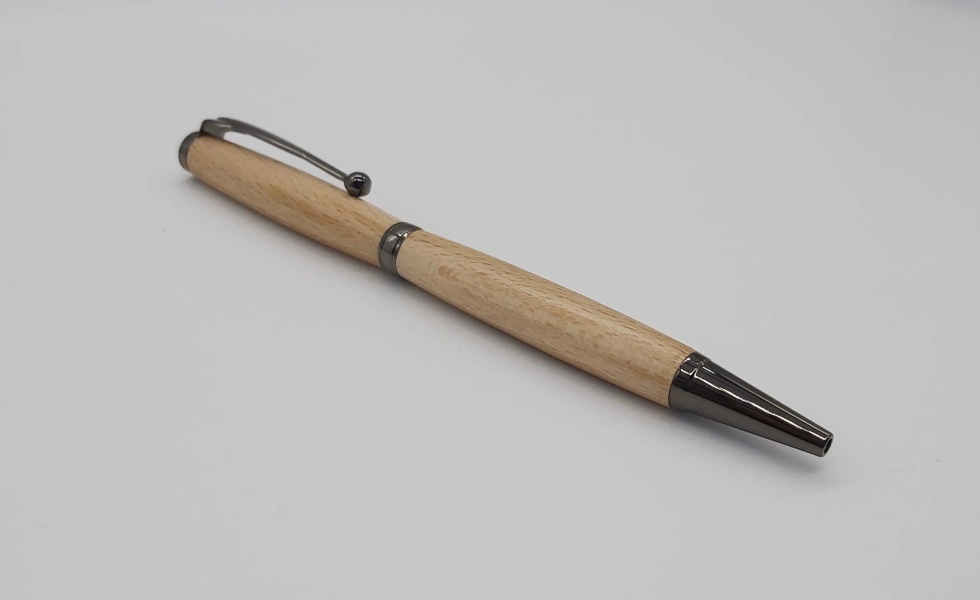 Ballpoint pen handmade in Buckland Abbey Beech DevonPens