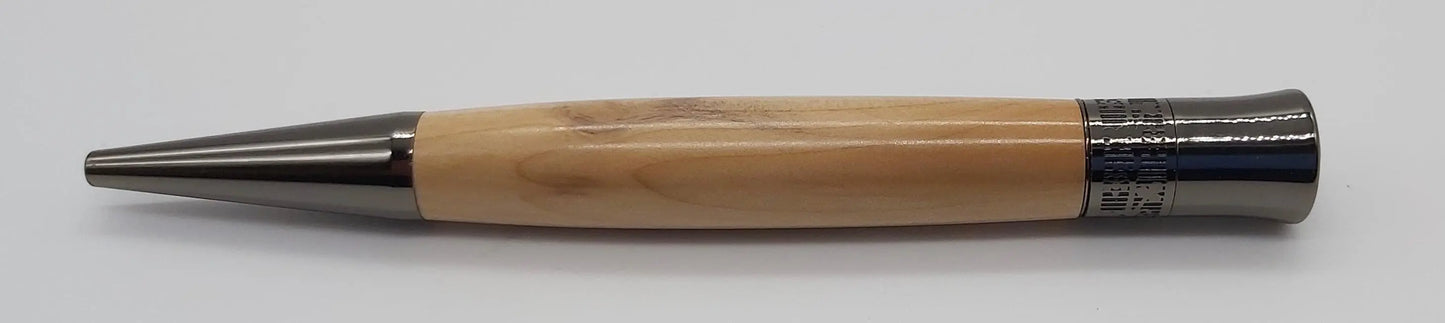 Ballpoint pen handmade in Yew from National trust property Stourhead DevonPens