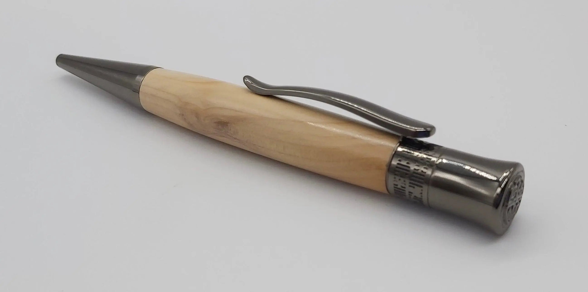 Ballpoint pen handmade in Yew from National trust property Stourhead DevonPens