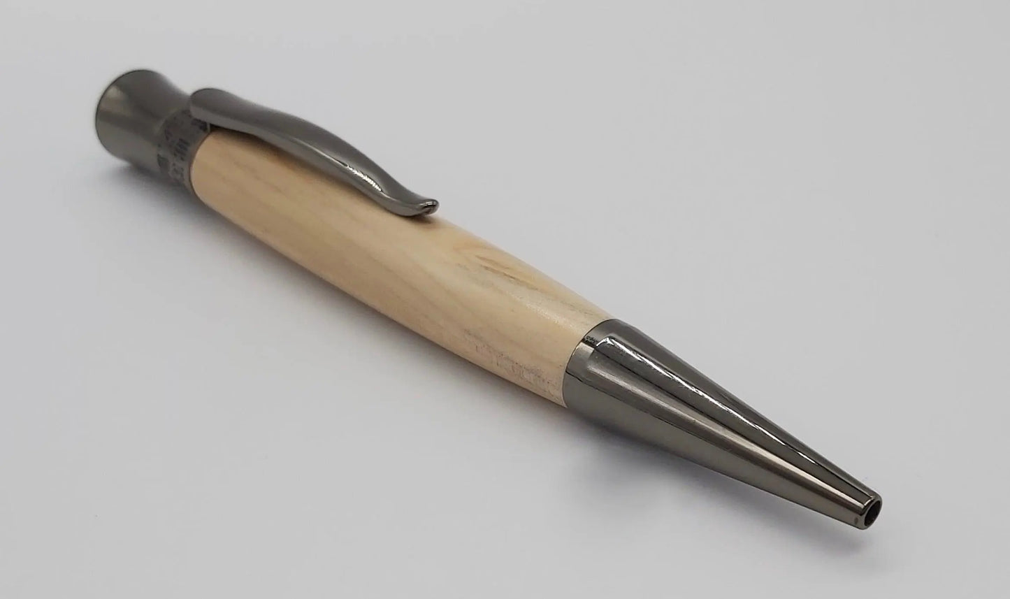 Ballpoint pen handmade in Yew from National trust property Stourhead DevonPens