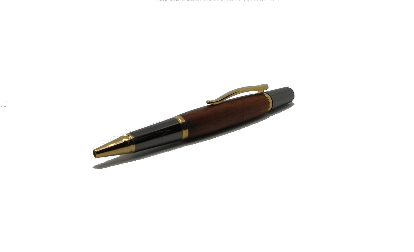 Ballpoint pen in African Mahogany from W2180 a 1950 Railway Coach DevonPens