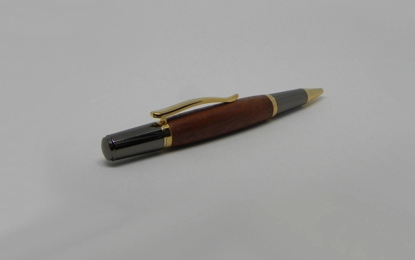 Ballpoint pen in African Mahogany from W2180 a 1950 Railway Coach DevonPens