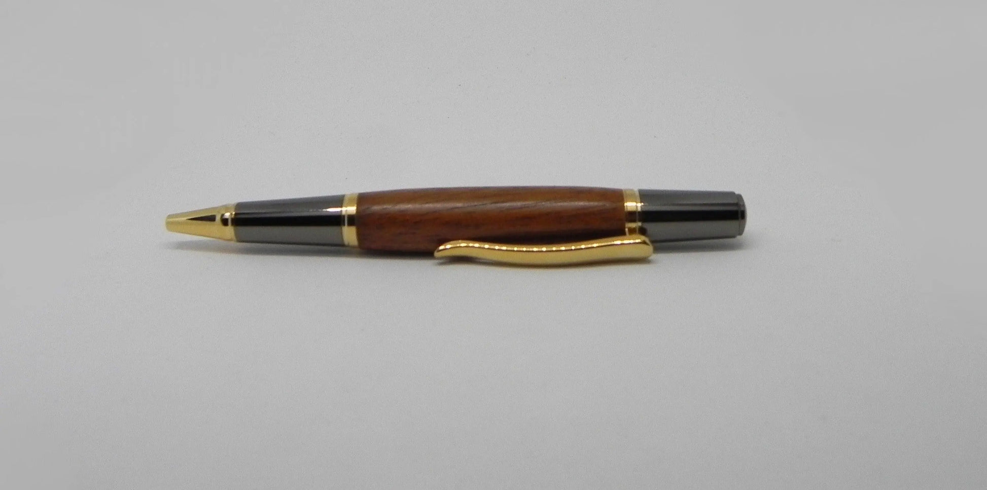 Ballpoint pen in African Mahogany from W2180 a 1950 Railway Coach DevonPens